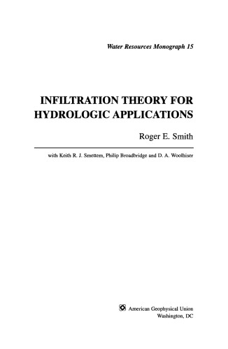 ﻿تئوری نفوذ برای کاربردهای هیدرولوژیکی