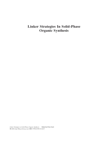 ﻿استراتژی های پیوند دهنده در سنتز آلی فاز جامد