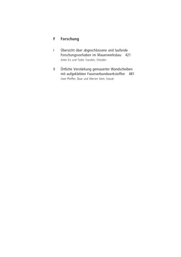 ﻿Mauerwerk-Kalender 2010: Schwerpunkt: Normen für Bemessung und Ausführung