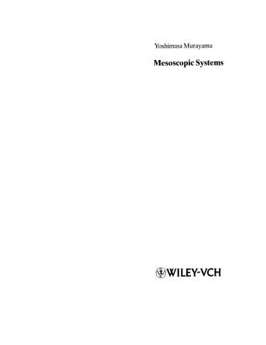 Mesoscopic Systems: Fundamentals and Applications