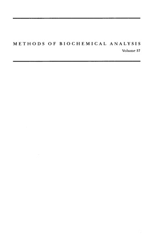 Methods of Biochemical Analysis: Bioanalytical Instrumentation, Volume 37