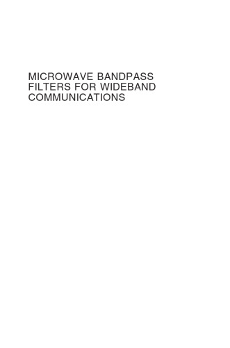 Microwave Bandpass Filters for Wideband Communications