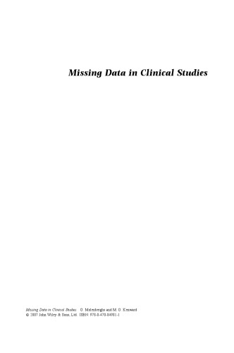 Missing Data in Clinical Studies