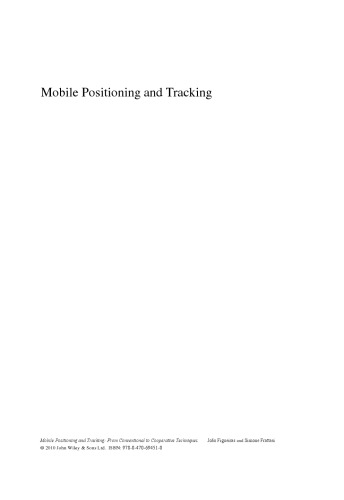 Mobile Positioning and Tracking: From Conventional to Cooperative Techniques