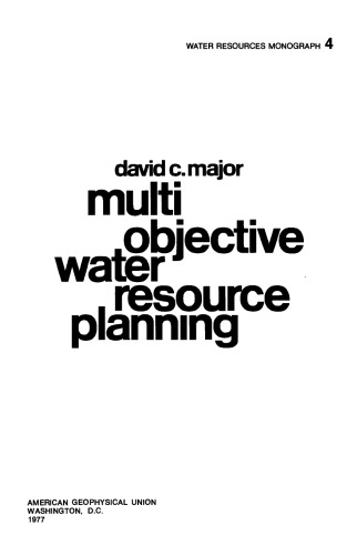 Multiobjective Water Resource Planning