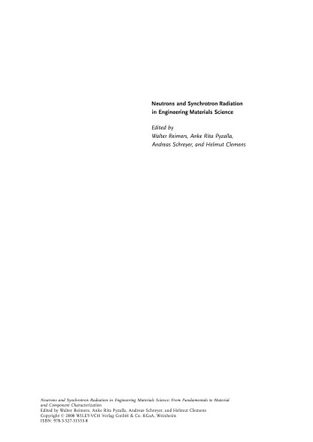Neutrons and Synchrotron Radiation in Engineering Materials Science: From Fundamentals to Material and Component Characterization