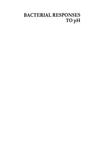 Novartis Foundation Symposium 221 - Bacterial Responses to Ph