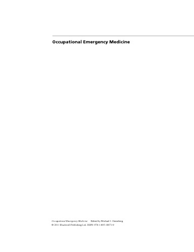 Occupational Emergency Medicine