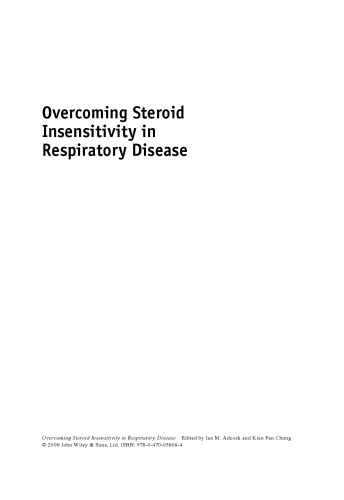 Overcoming Steroid Insensitivity in Respiratory Disease