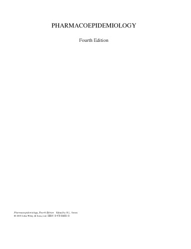 Pharmacoepidemiology, Fourth Edition