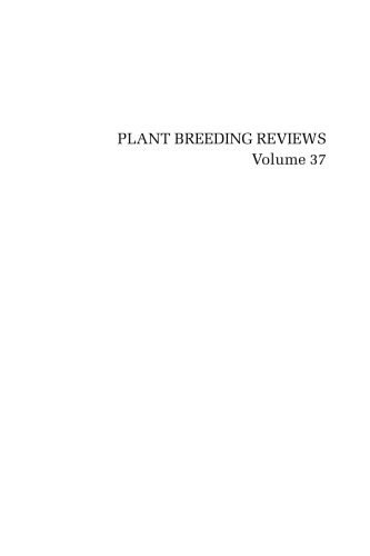 Plant Breeding Reviews, Volume 37
