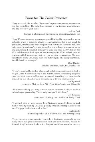 The Power Presenter: Technique, Style, and Strategy from America's Top Speaking Coach