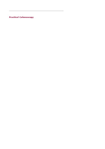 Practical Colonoscopy