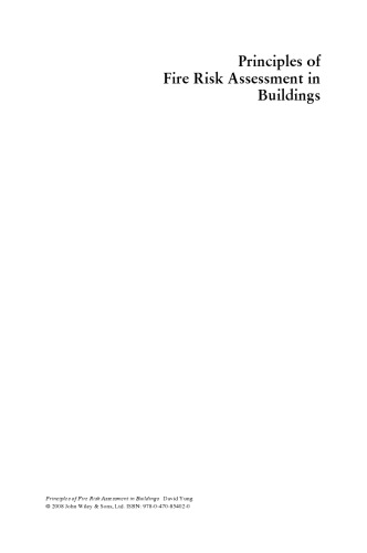 Principles of Fire Risk Assessment in Buildings