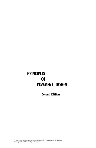 Principles of Pavement Design, Second Edition