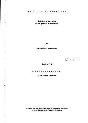 Recoltes et semailles 5