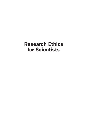 Research Ethics for Scientists: A Companion for Students