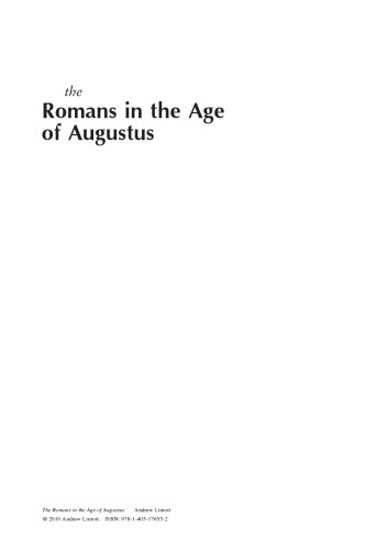 The Romans in the Age of Augustus