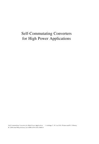 Self-Commutating Converters For High Power Applications