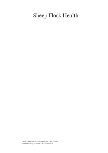 Sheep Flock Health: A Planned Approach