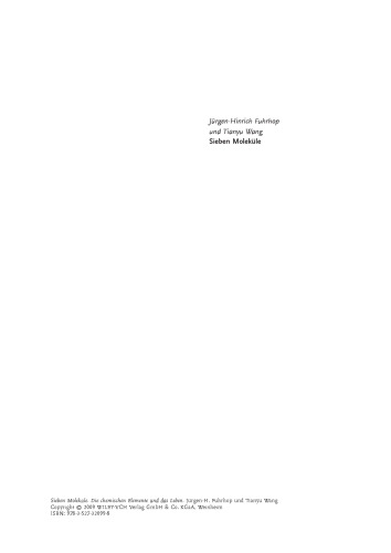 Sieben Moleküle: Die chemischen Elemente und das Leben