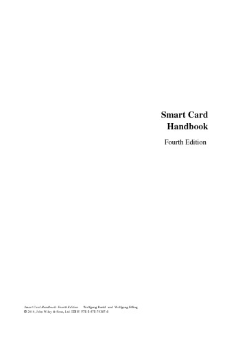 Smart Card Handbook, Fourth Edition