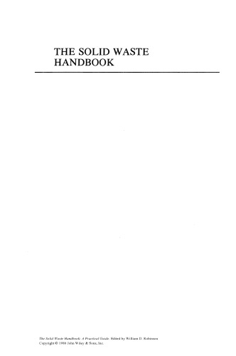 The Solid Waste Handbook: A Practical Guide