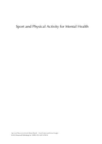 Sport and Physical Activity for Mental Health