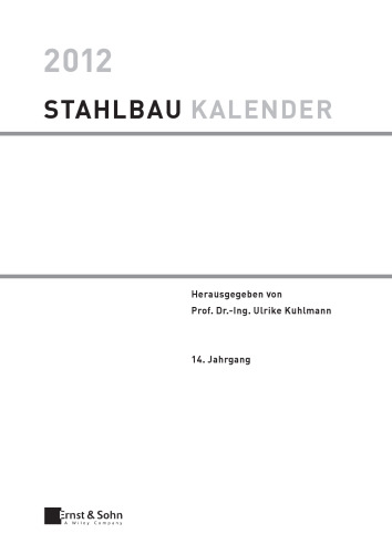 Stahlbau-Kalender 2012
