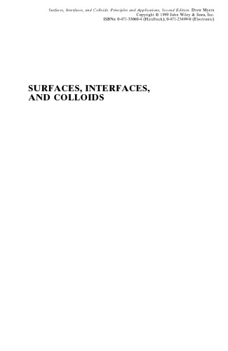 Surfaces, Interfaces, and Colloids: Principles and Applications, Second Edition