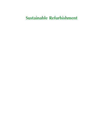 Sustainable Refurbishment