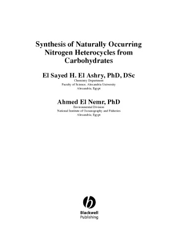 Synthesis of Naturally Occurring Nitrogen Heterocycles from Carbohydrates
