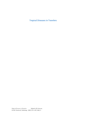 Tropical Diseases in Travelers