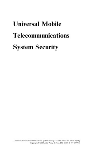 Universal Mobile Telecommunications System Security