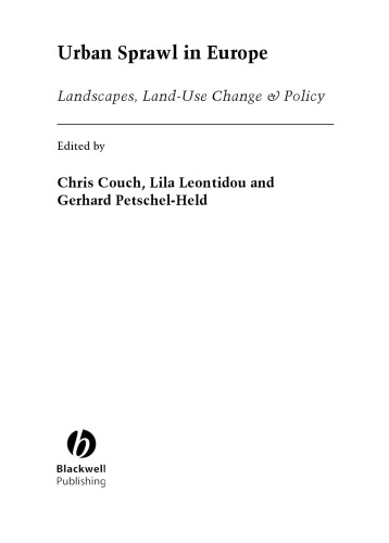 Urban Sprawl in Europe: Landscapes, Land-Use Change & Policy