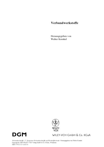 Verbundwerkstoffe: 17. Symposium Verbundwerkstoffe und Werkstoffverbunde