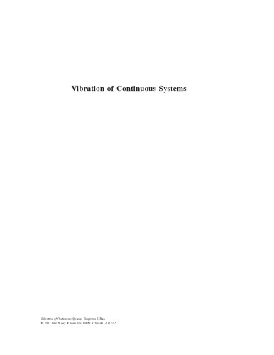Vibration of Continuous Systems