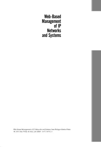 Web-Based Management of IP Networks and Systems