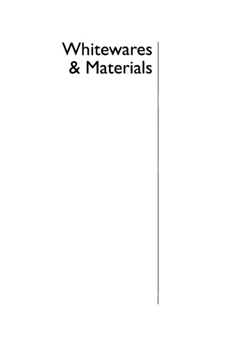 Whitewares and Materials: Ceramic Engineering and Science Proceedings, Volume 24, Issue 2