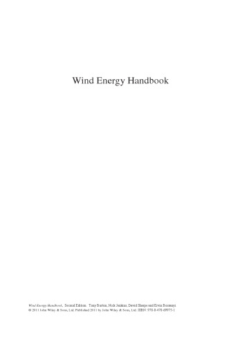 Wind Energy Handbook, Second Edition