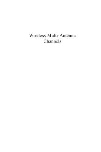 Wireless Multi-Antenna Channels: Modeling and Simulation