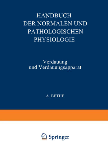 Verdauung und Verdauungsapparat