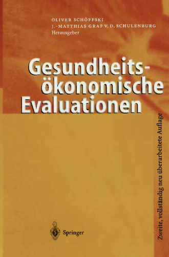 Gesundheitsökonomische Evaluationen