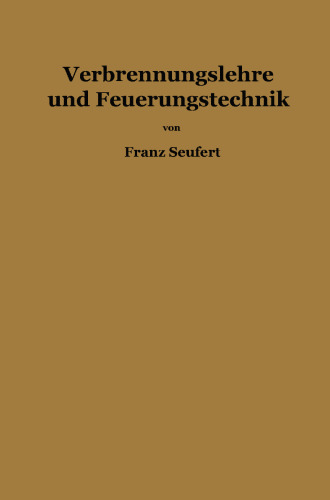 Verbrennungslehre und Feuerungstechnik