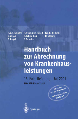 Handbuch zur Abrechnung von Krankenhausleistungen