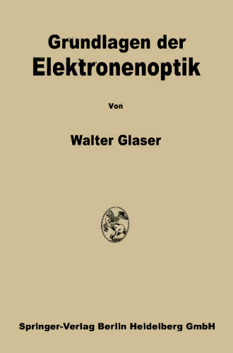 Grundlagen der Elektronenoptik