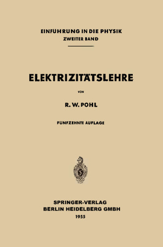 Elektriƶitätslehre