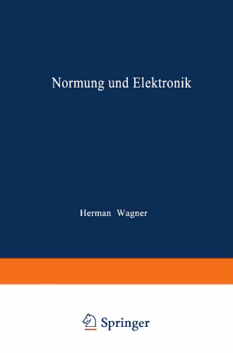 Normung und Elektrotechnik: 25 Jahre Deutscher Normenausschuß — 50 Jahre Verband Deutscher Elektrotechniker