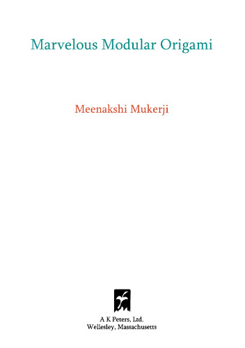 Marvelous modular origami
