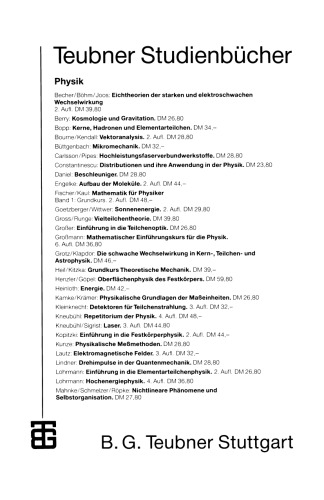 Nichtlineare Phänomene und Selbstorganisation